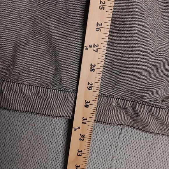 School of Hard Knocks Denim Jacket XXL Charcoal Gray Y2K Street Embroidered - Picture 8 of 9